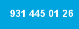 931 445 01 26